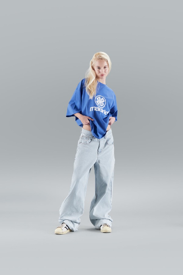 T-Shirts Scuffers Clover T-Shirt Azul Rey | 71698GXTU