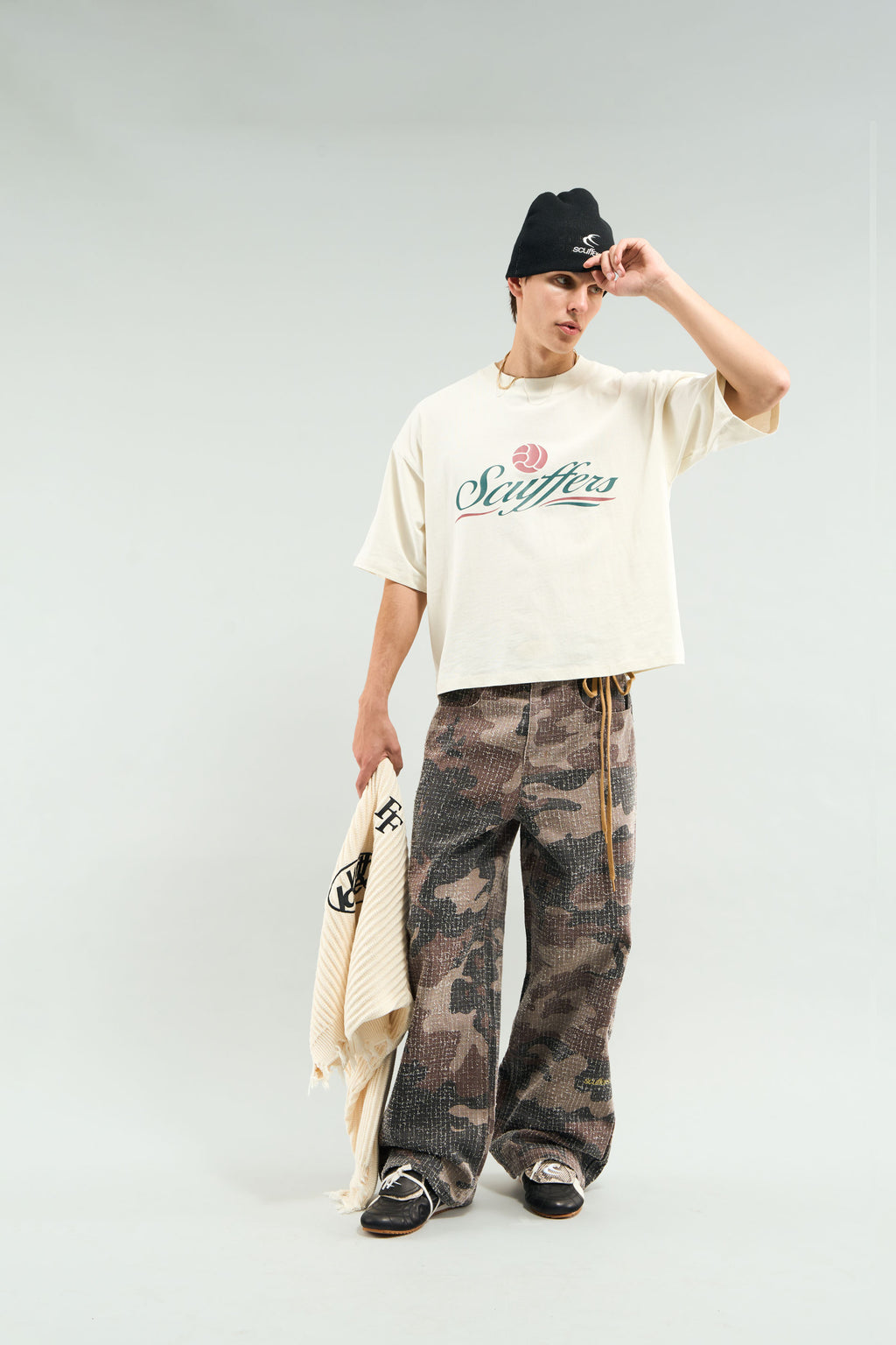 T-Shirts Scuffers Club T-Shirt Ecru | 39271ELTY