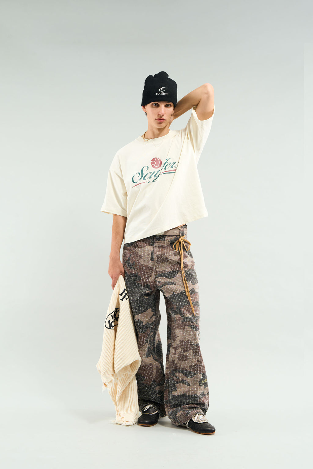 T-Shirts Scuffers Club T-Shirt Ecru | 39271ELTY