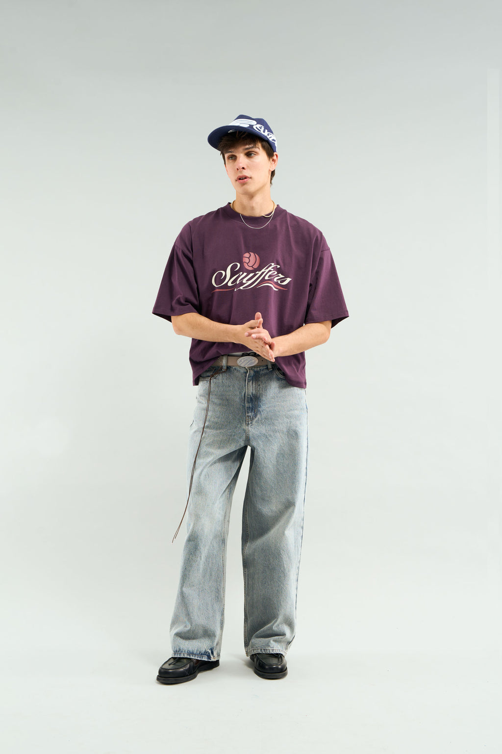 T-Shirts Scuffers Club T-Shirt Morados | 14038TJBI