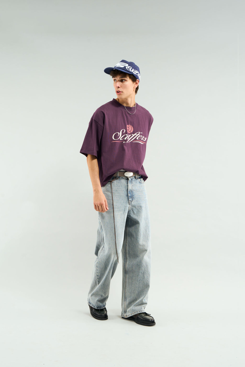 T-Shirts Scuffers Club T-Shirt Morados | 14038TJBI