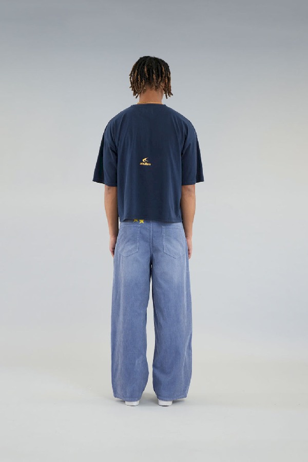 T-Shirts Scuffers College T-Shirt Azul Marino | 40176AQFT