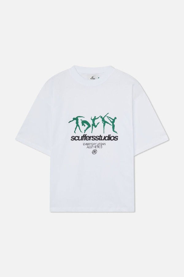 T-Shirts Scuffers Dancing Ecru | 75214PEHK