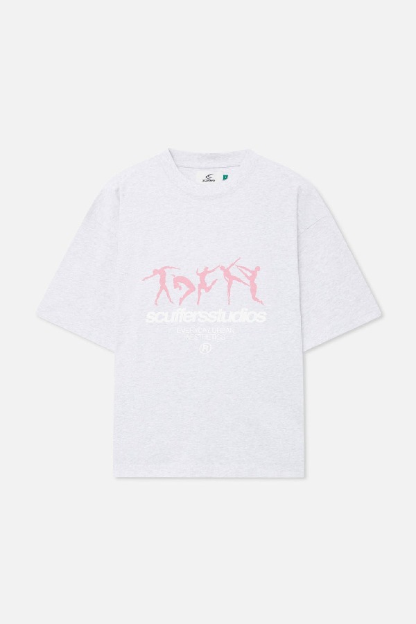 T-Shirts Scuffers Dancing Grises | 20786RNZF