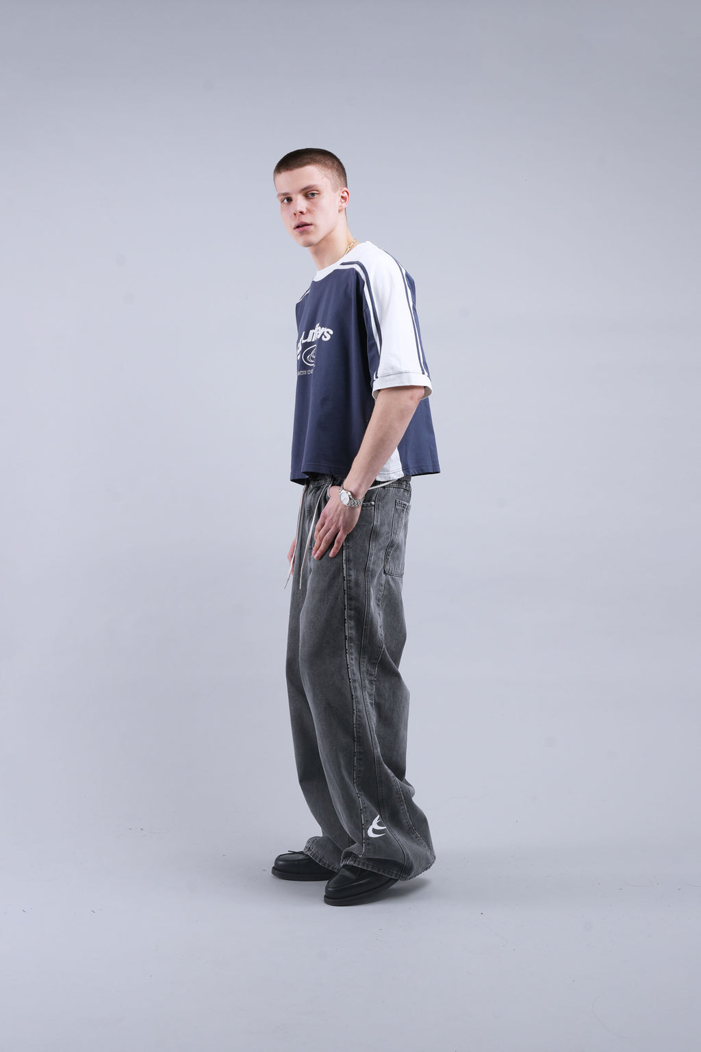 T-Shirts Scuffers Effortless T-Shirt Azul Marino | 69183IRMF