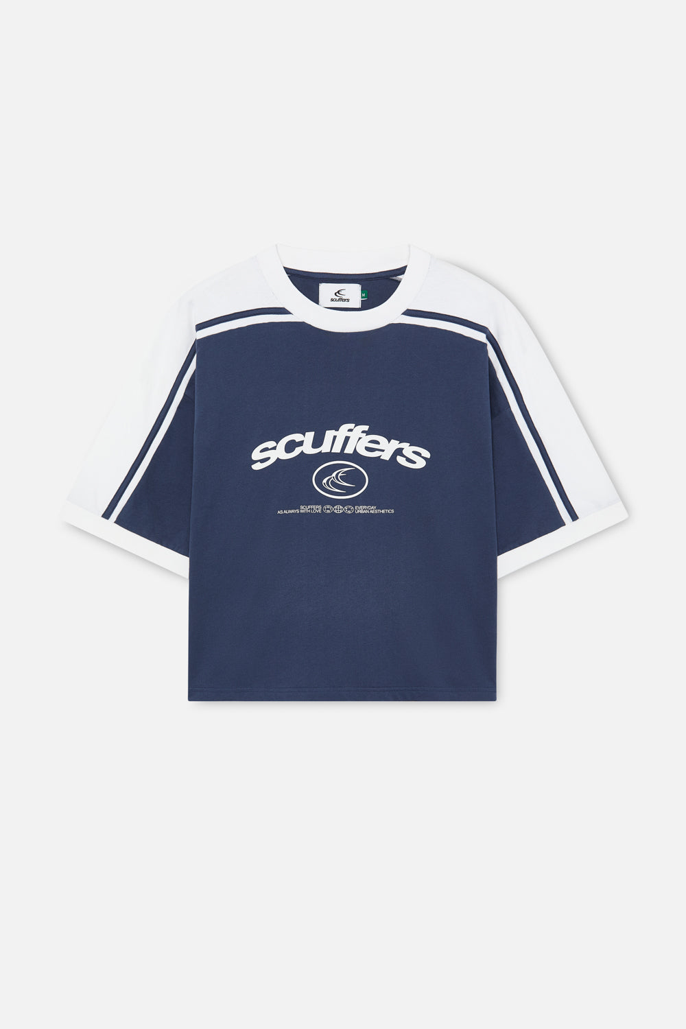 T-Shirts Scuffers Effortless T-Shirt Azul Marino | 69183IRMF