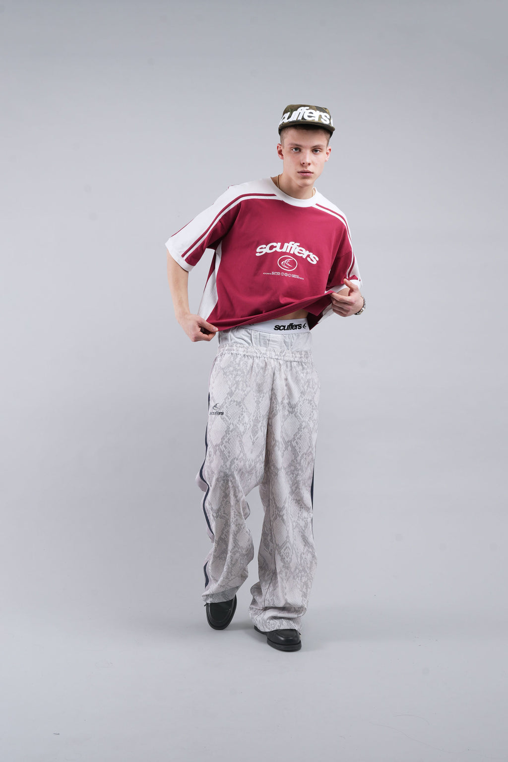 T-Shirts Scuffers Effortless T-Shirt Vino | 08362AWDX
