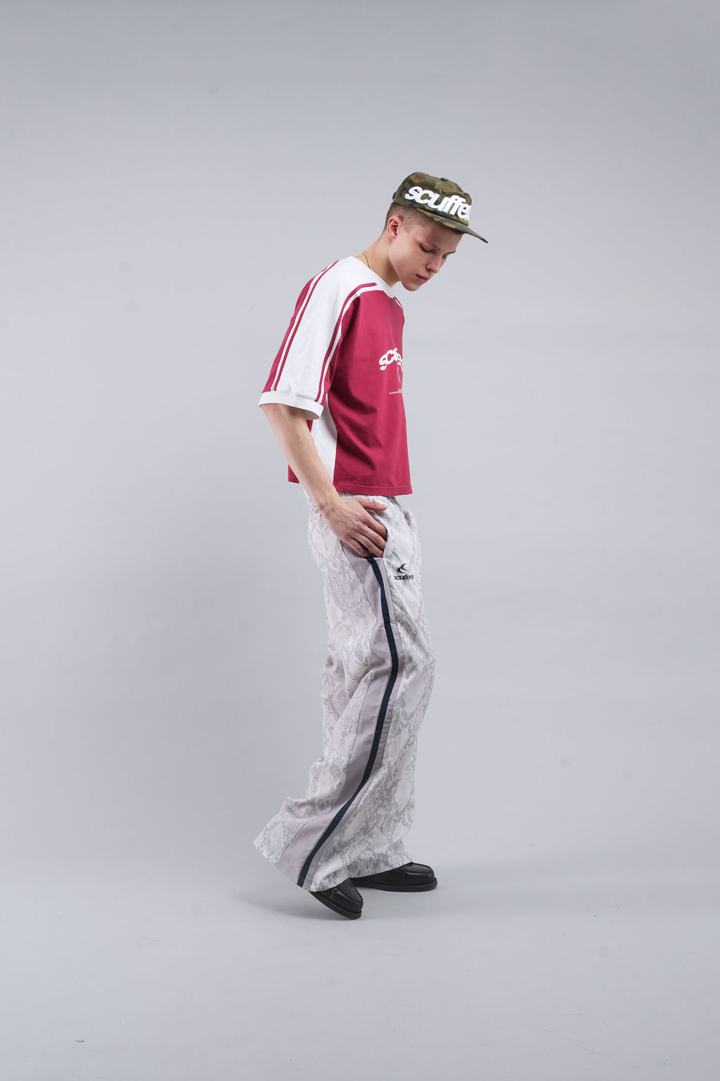 T-Shirts Scuffers Effortless T-Shirt Vino | 08362AWDX