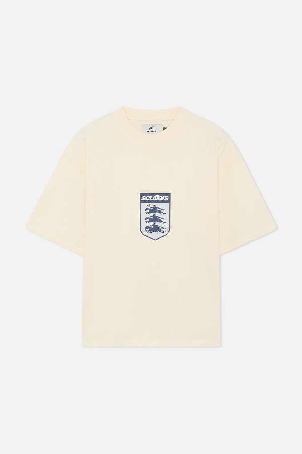 T-Shirts Scuffers England Blancos | 78524ZNEL