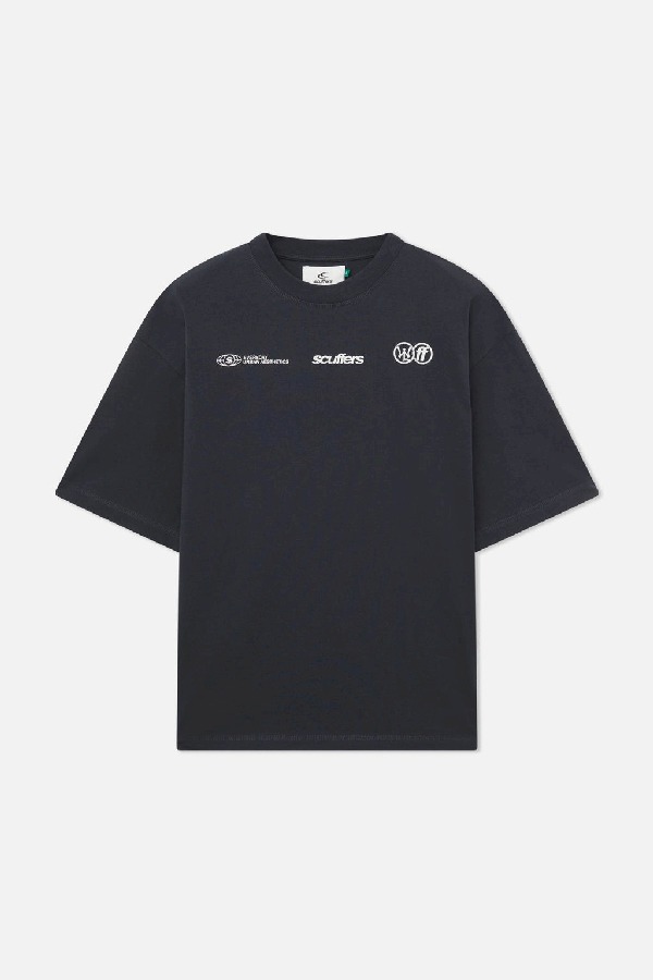 T-Shirts Scuffers Facetime Azules | 83706UTJF