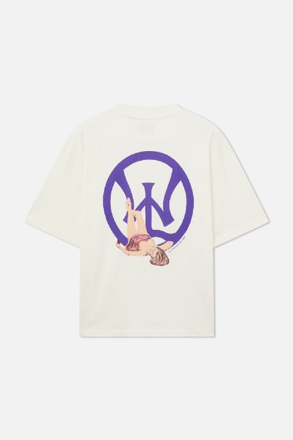 T-Shirts Scuffers Facetime Ecru | 98601SGTM