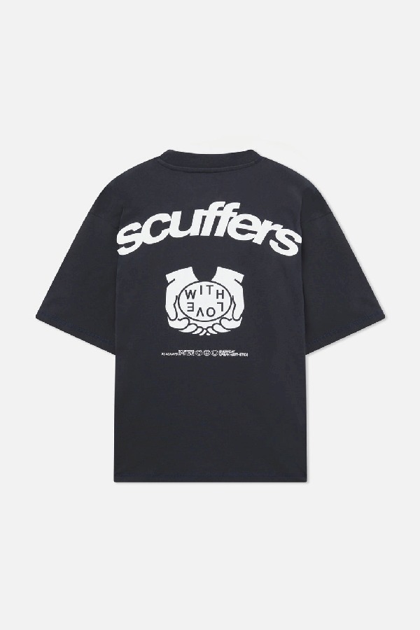T-Shirts Scuffers Familia Azules | 24397PECJ