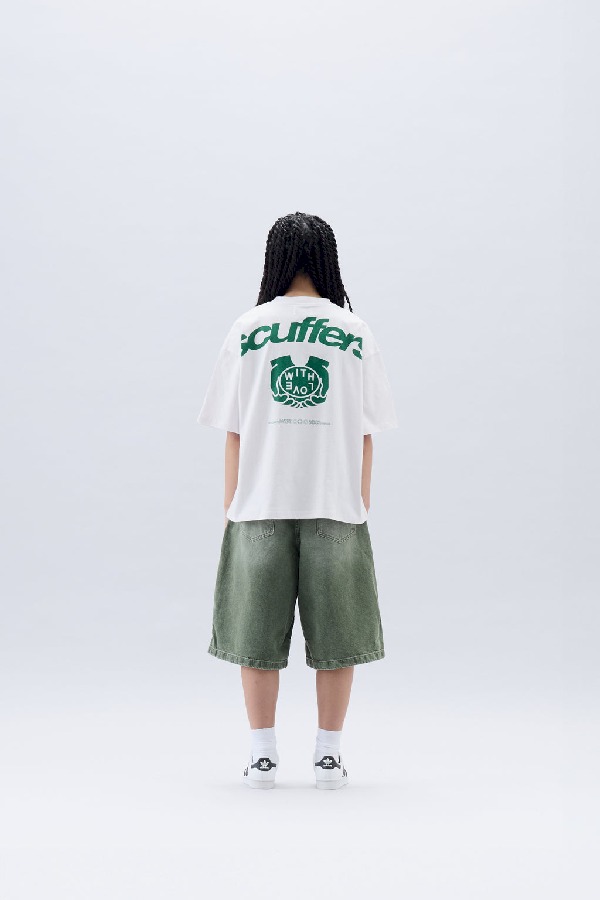 T-Shirts Scuffers Familia Ecru | 13957OLWP