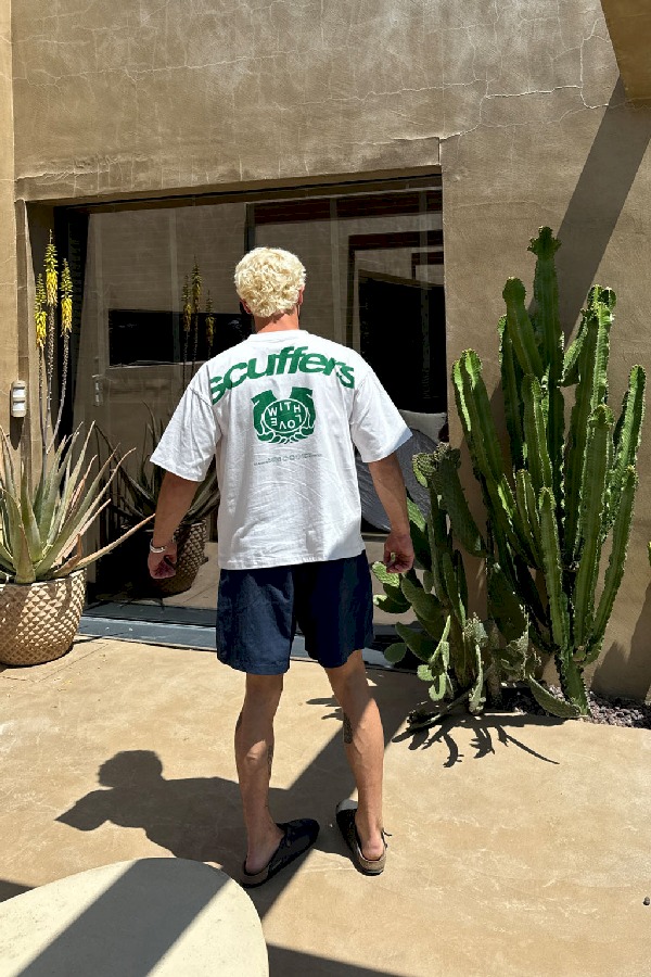 T-Shirts Scuffers Familia Ecru | 13957OLWP