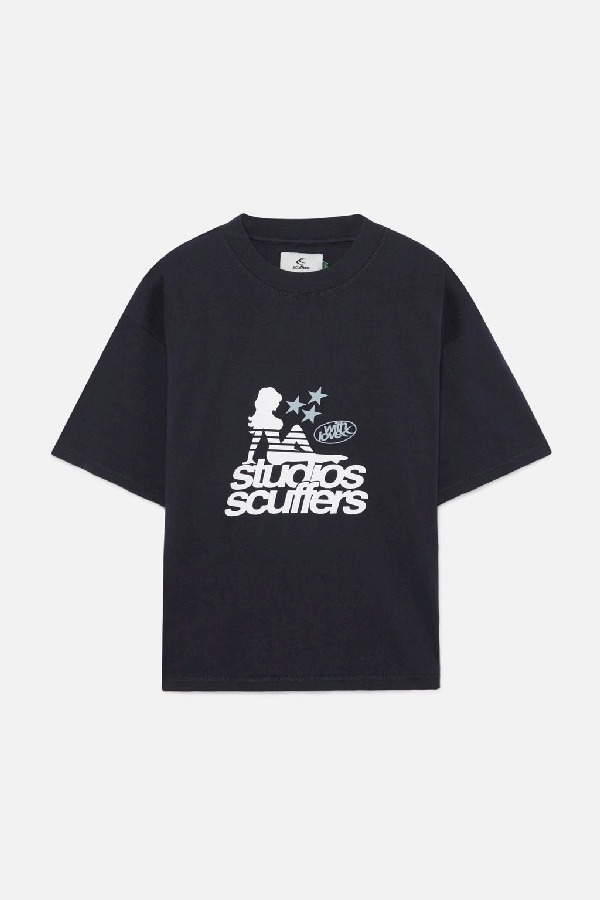 T-Shirts Scuffers GF Azul Marino | 05329FHAN