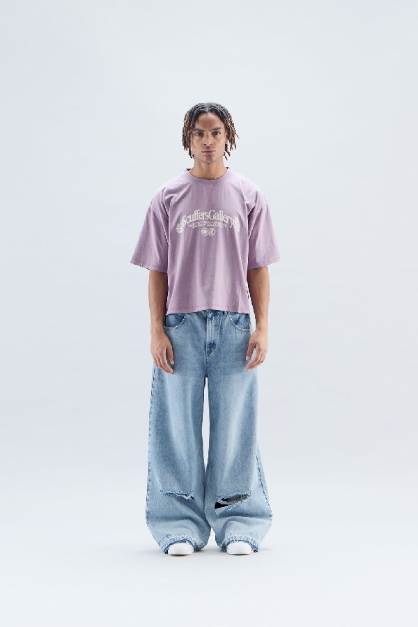 T-Shirts Scuffers Gallery Morados | 29731CISY