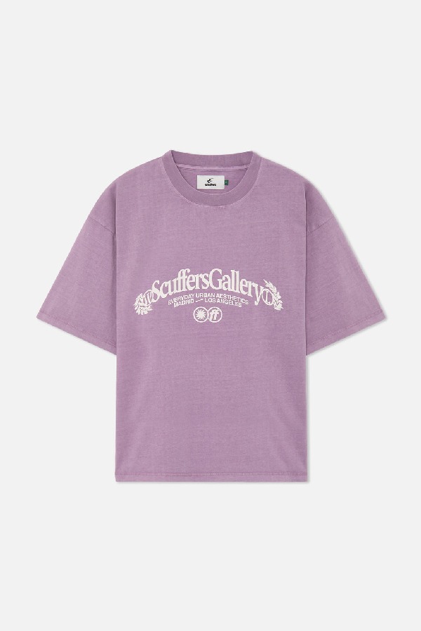 T-Shirts Scuffers Gallery Morados | 29731CISY