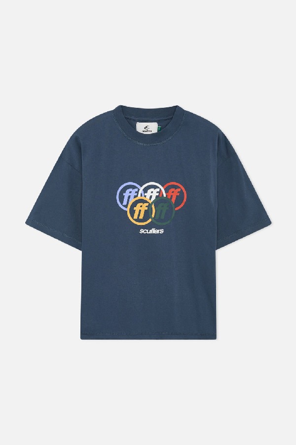 T-Shirts Scuffers Glory Azul Marino | 13845ZGOX