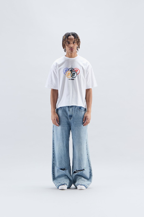 T-Shirts Scuffers Glory Ecru | 35610DSMN