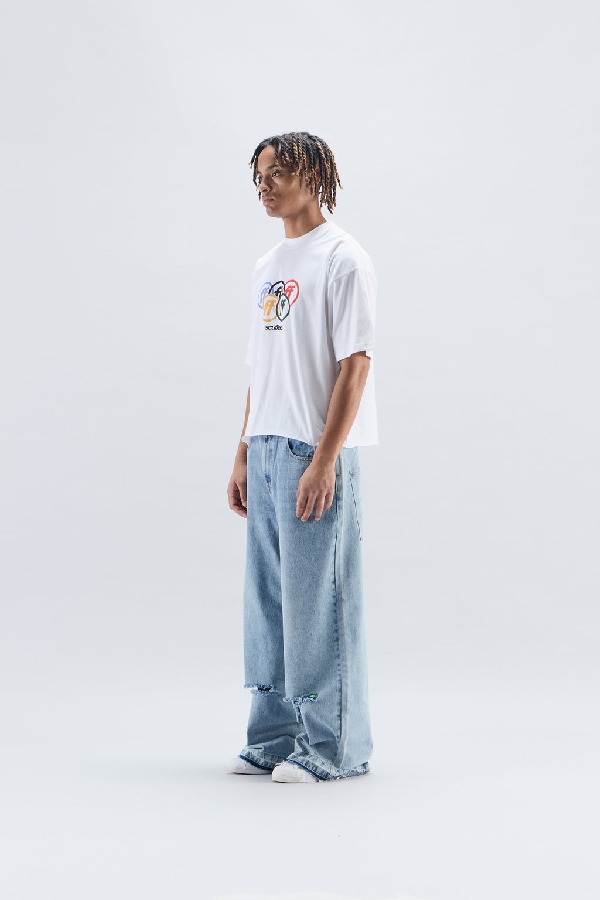 T-Shirts Scuffers Glory Ecru | 35610DSMN