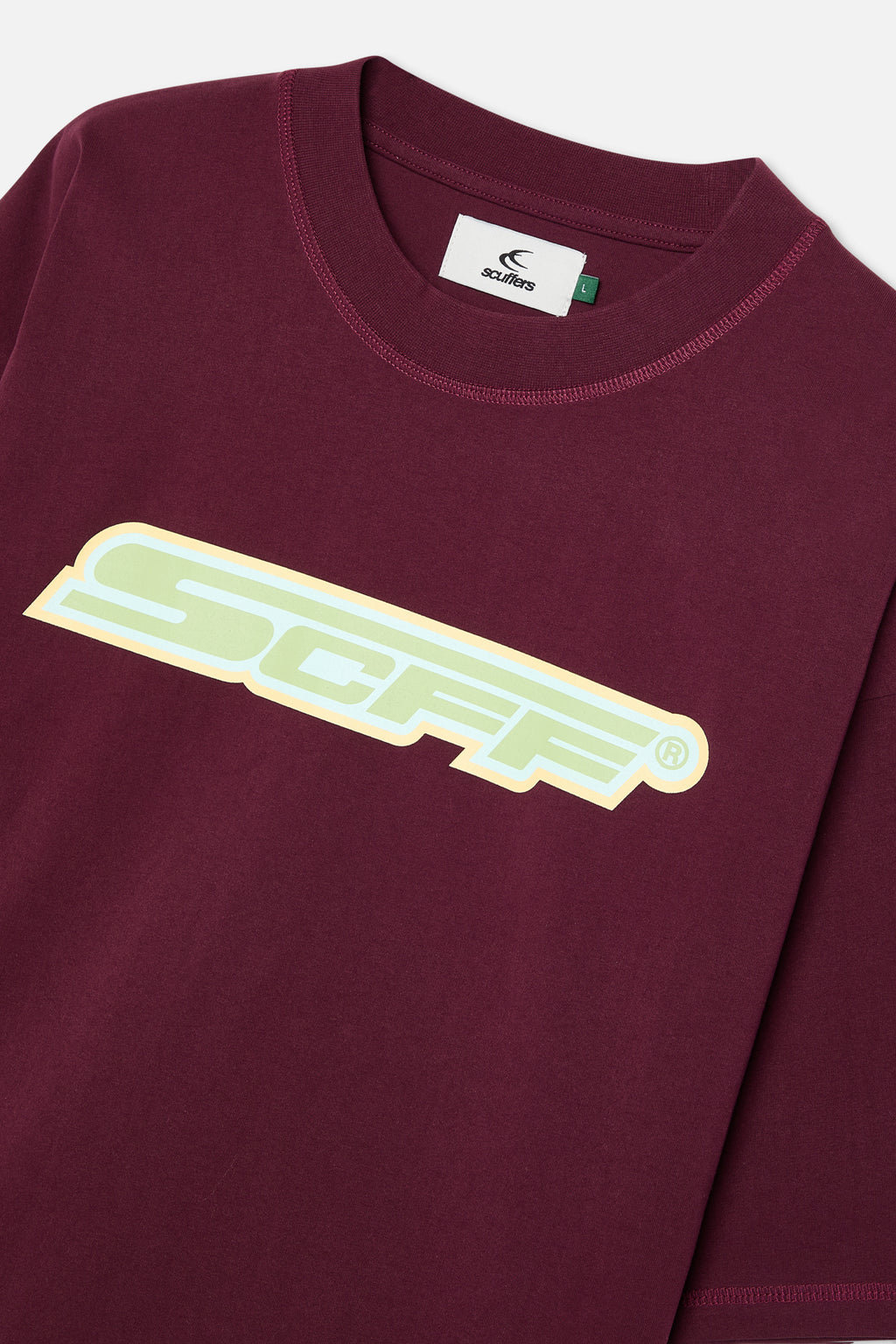 T-Shirts Scuffers Glow T-Shirt Vino | 59048OVYG