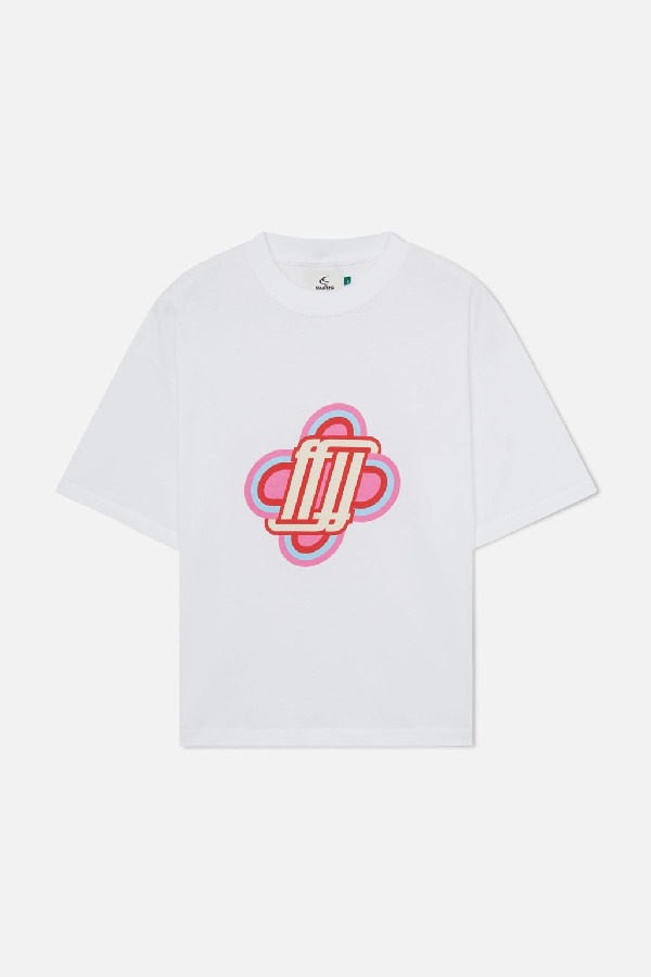 T-Shirts Scuffers Grand Prix Blancos | 18306VNFG