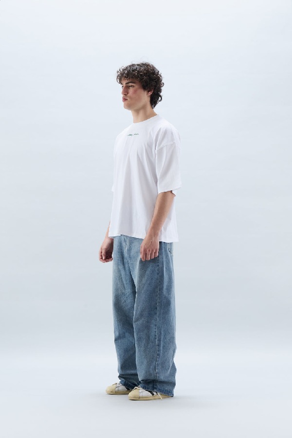 T-Shirts Scuffers Iconic Blancos | 63807UFLJ