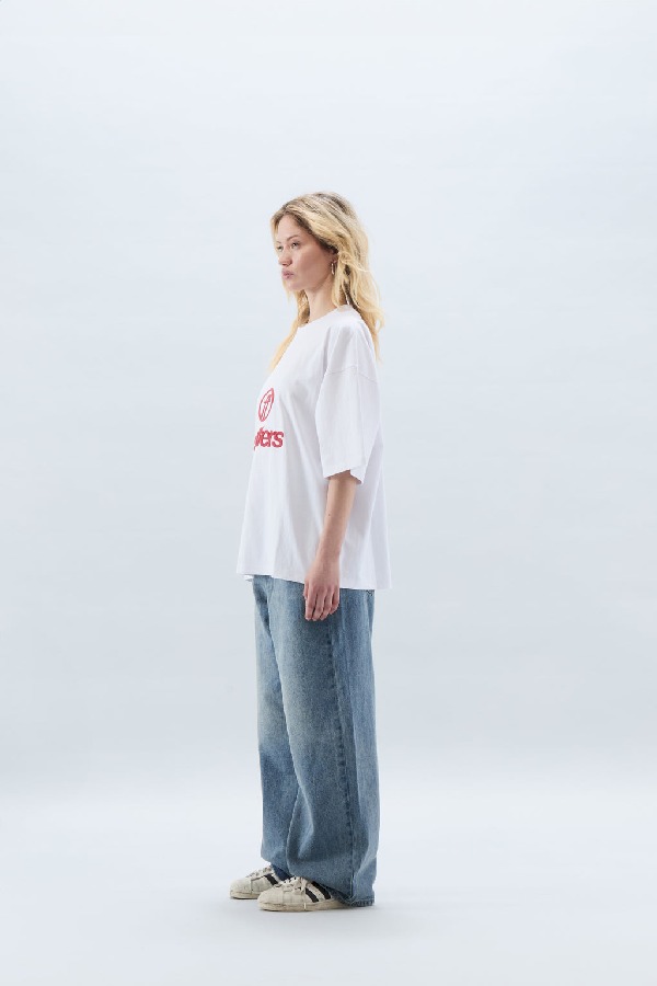 T-Shirts Scuffers Italic Blancos | 32158LHFV