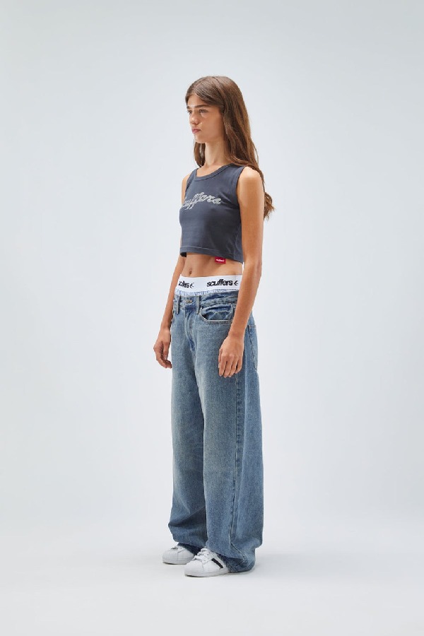 T-Shirts Scuffers LA Top Azules | 87135EIPW