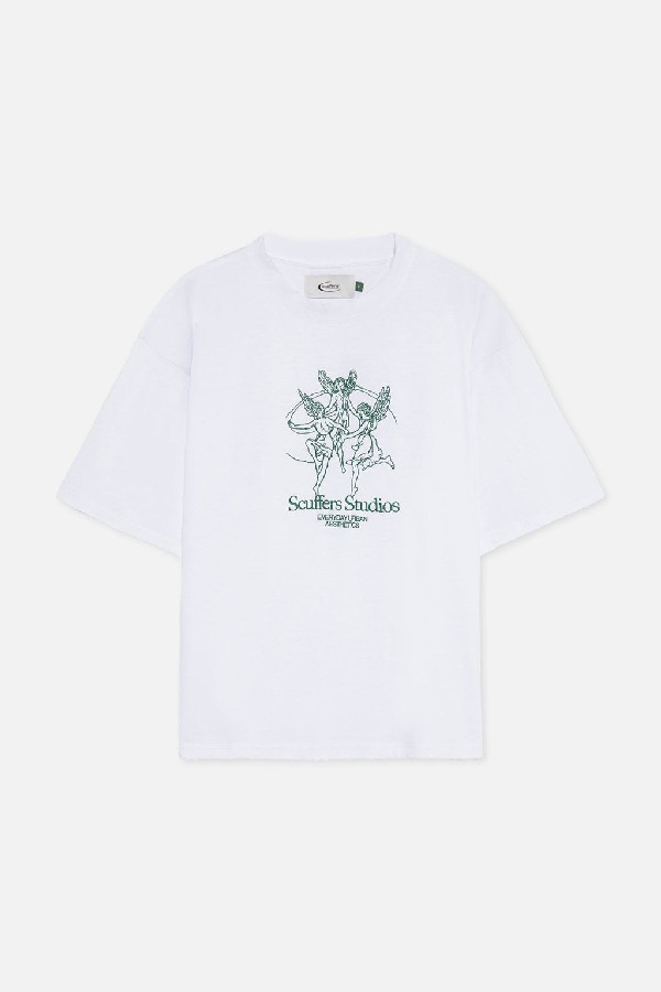 T-Shirts Scuffers Los Angeles Blancos | 93608CWSD