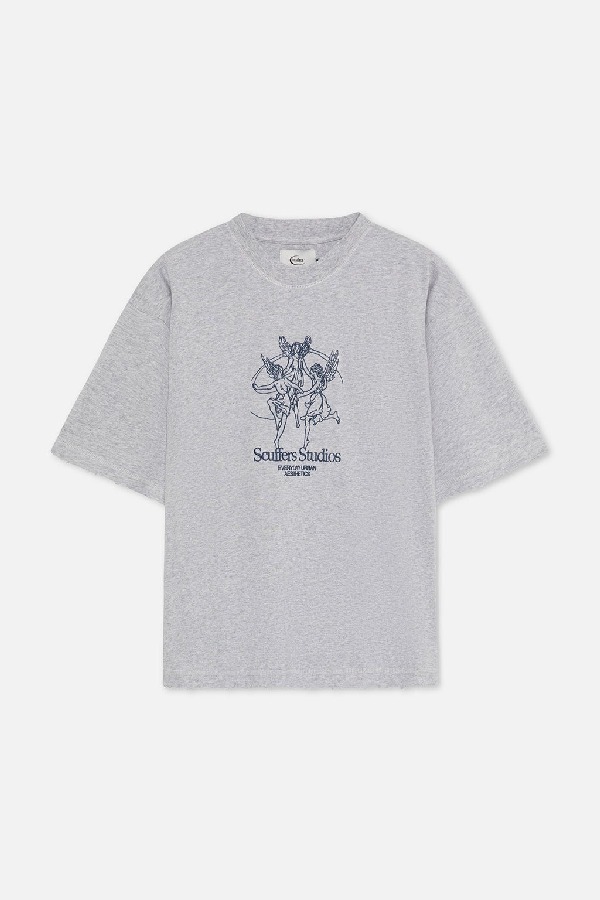 T-Shirts Scuffers Los Angeles Grises | 93074AFUL