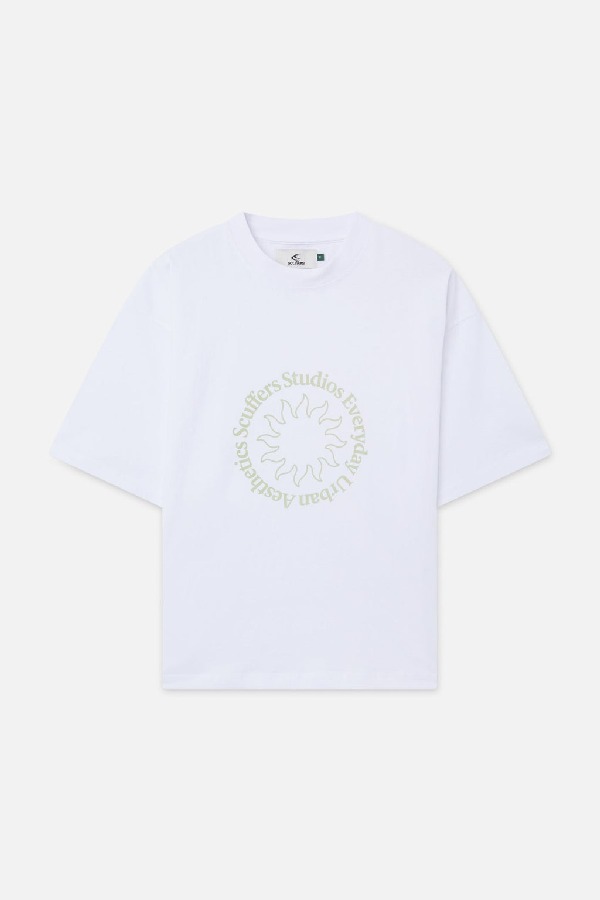 T-Shirts Scuffers Marbella Blancos | 30798WXFH