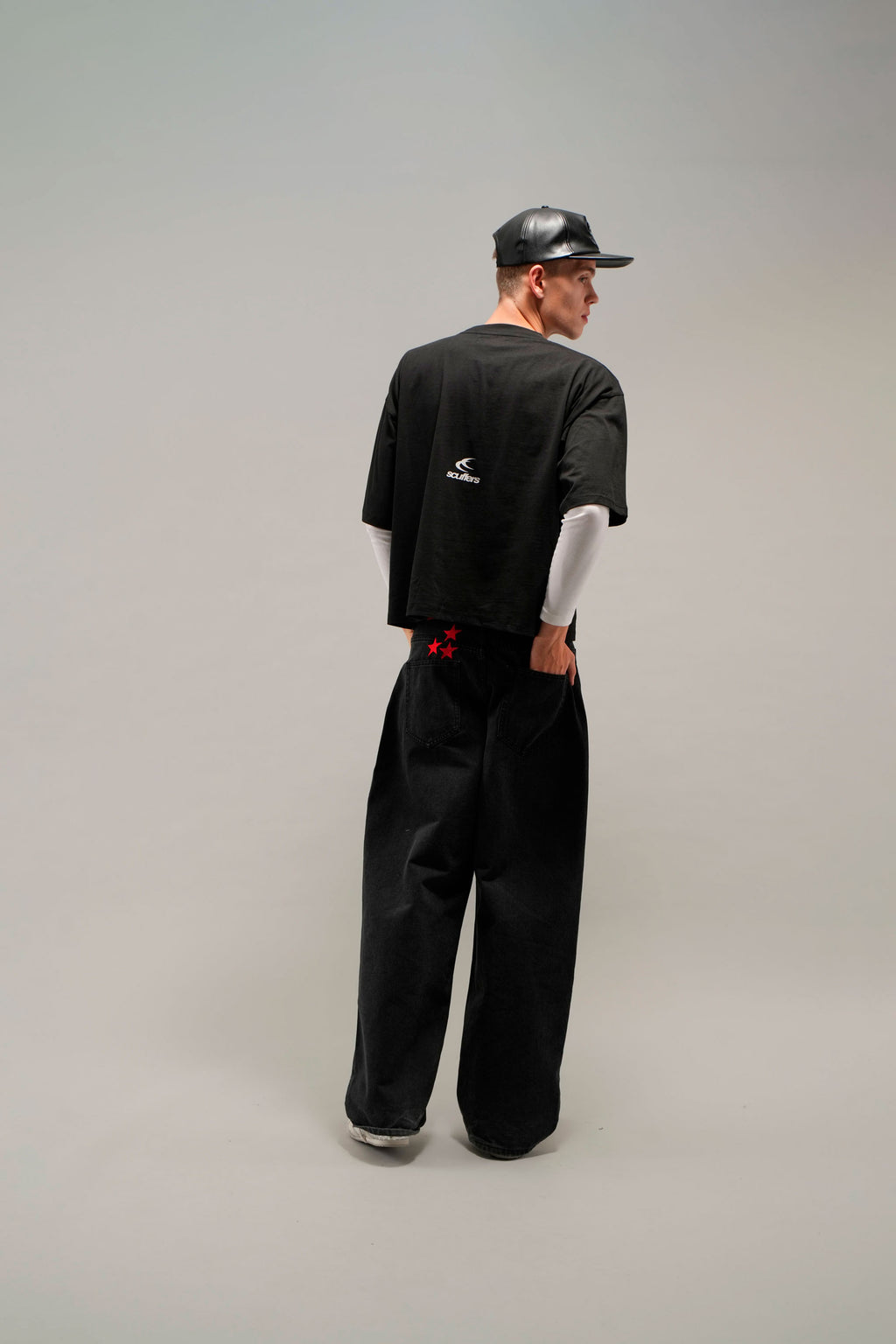 T-Shirts Scuffers Monaco T-Shirt Negros | 24850IZSB