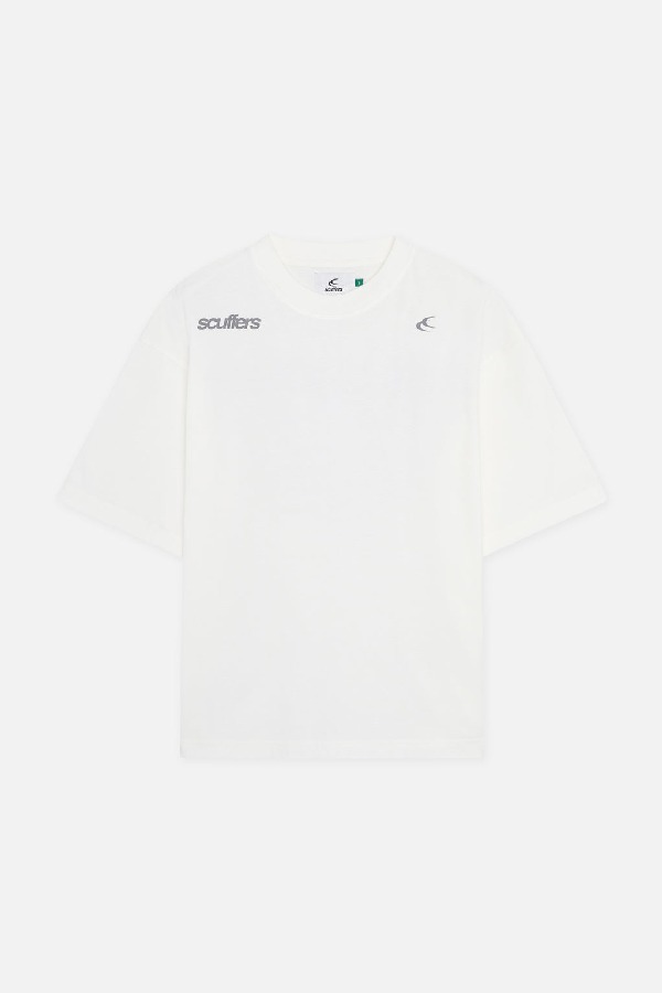T-Shirts Scuffers Motor Studios Ecru | 53160CDNA