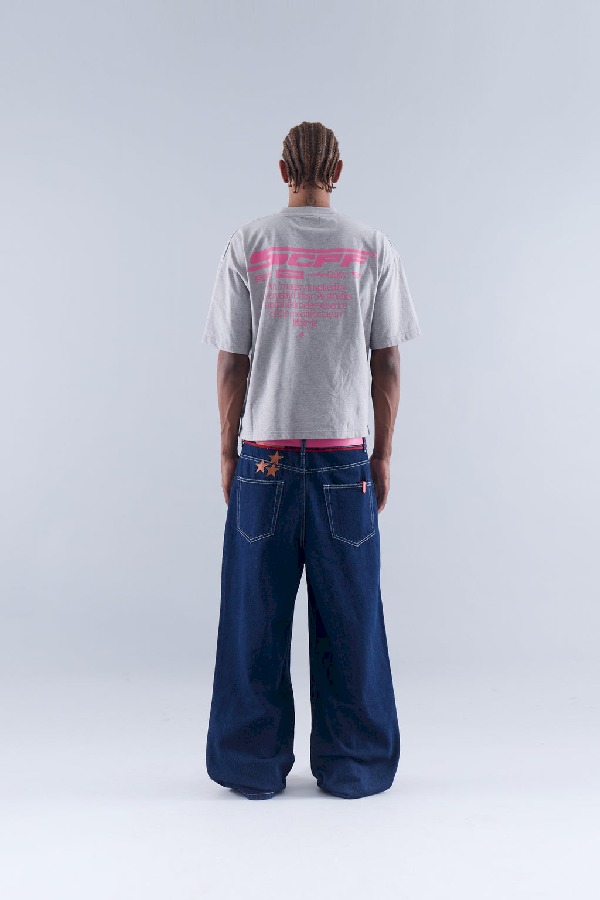 T-Shirts Scuffers Motor Studios Grises Claro | 69045WMNR