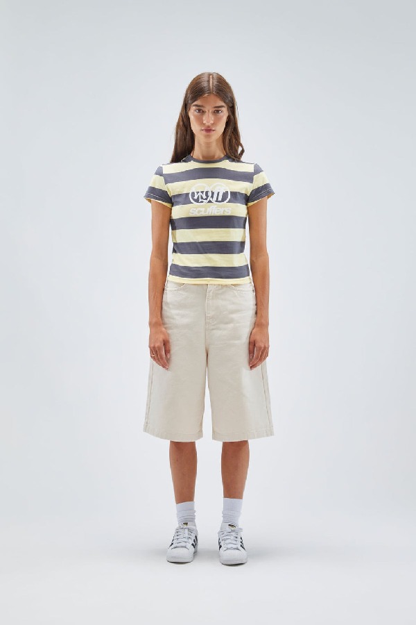 T-Shirts Scuffers Paris Top Amarillos | 49827TDXB