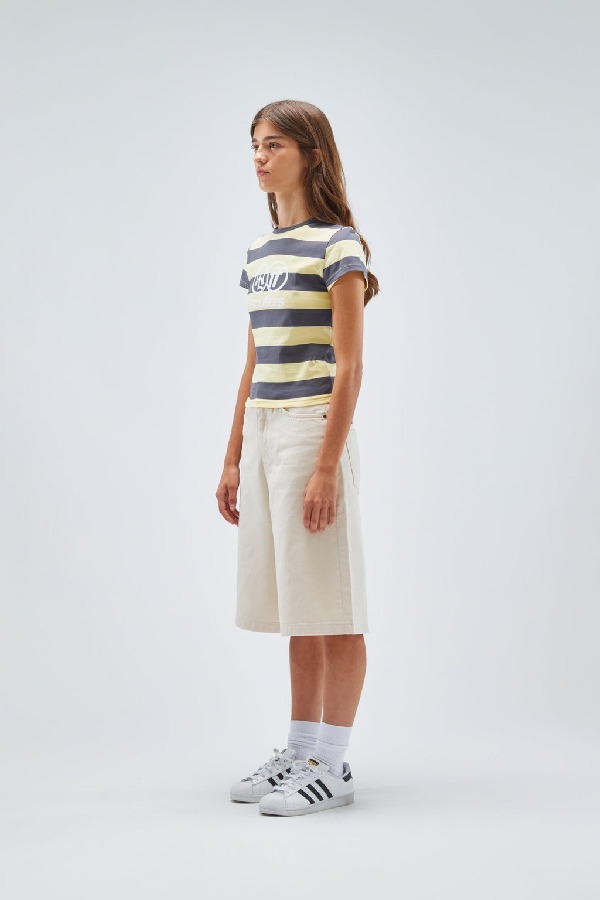 T-Shirts Scuffers Paris Top Amarillos | 49827TDXB