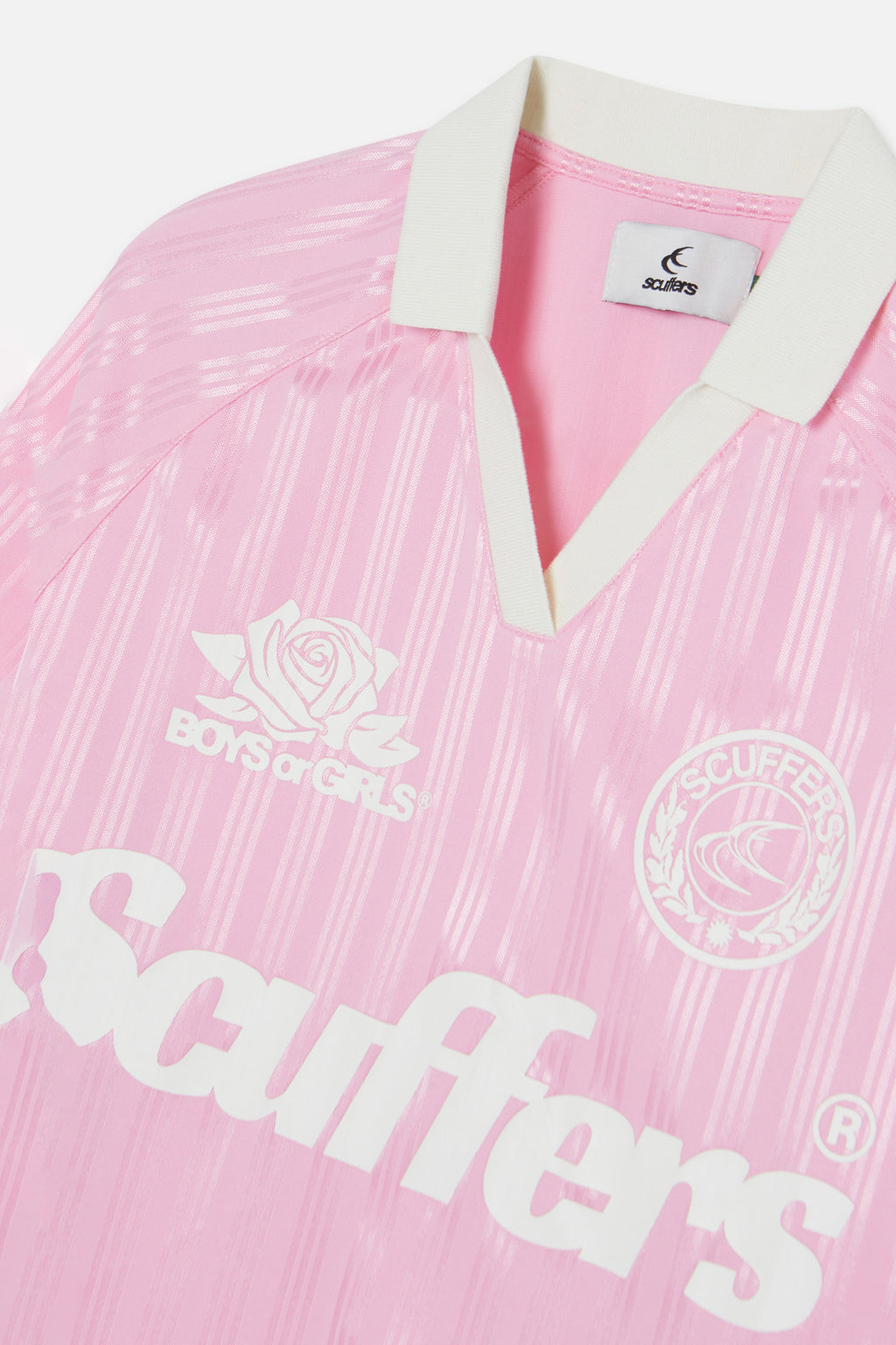 T-Shirts Scuffers Pearl Football T-Shirt Rosas | 85096FSCP