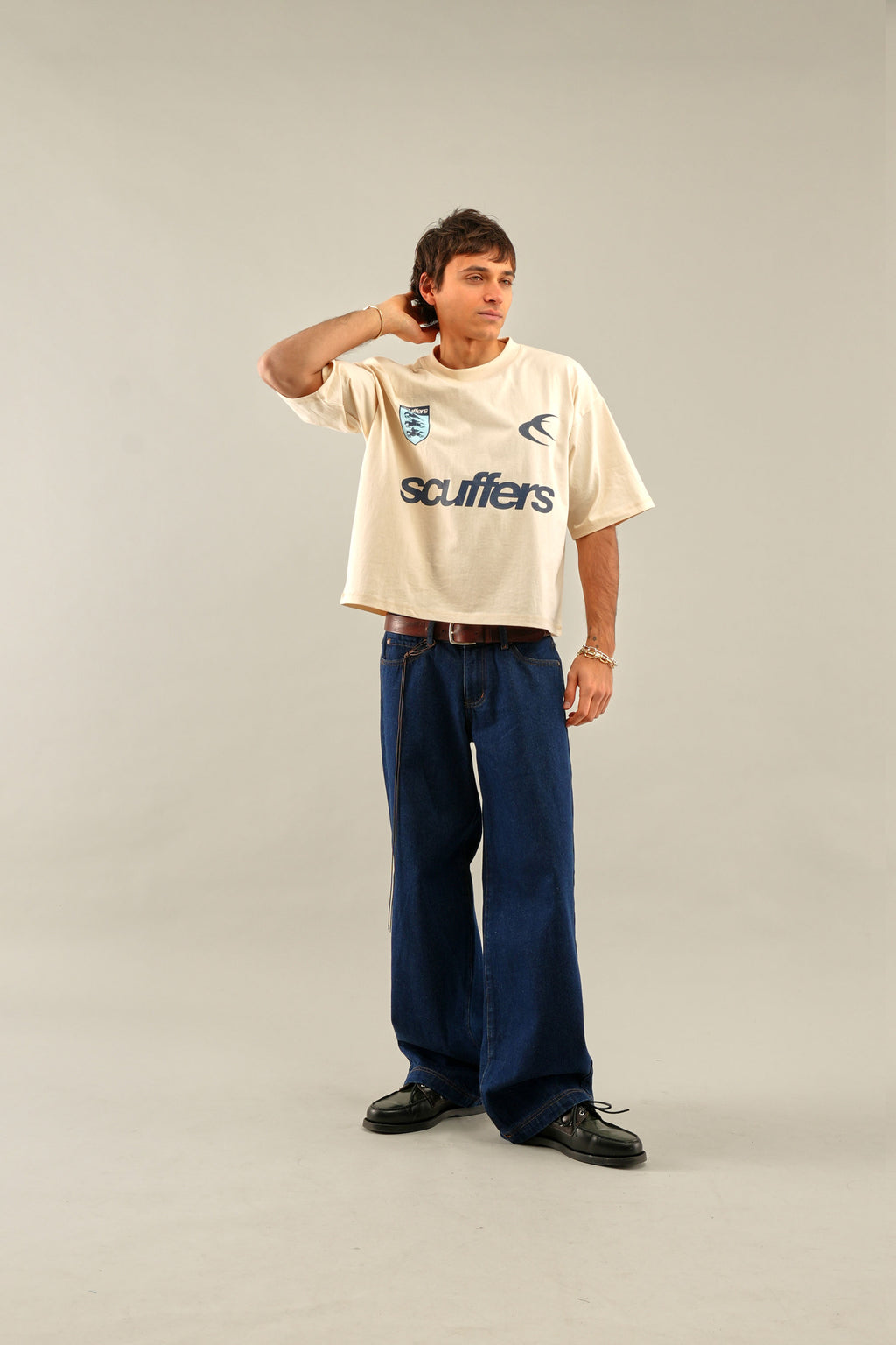 T-Shirts Scuffers Picnic T-Shirt Ecru | 24980HVER