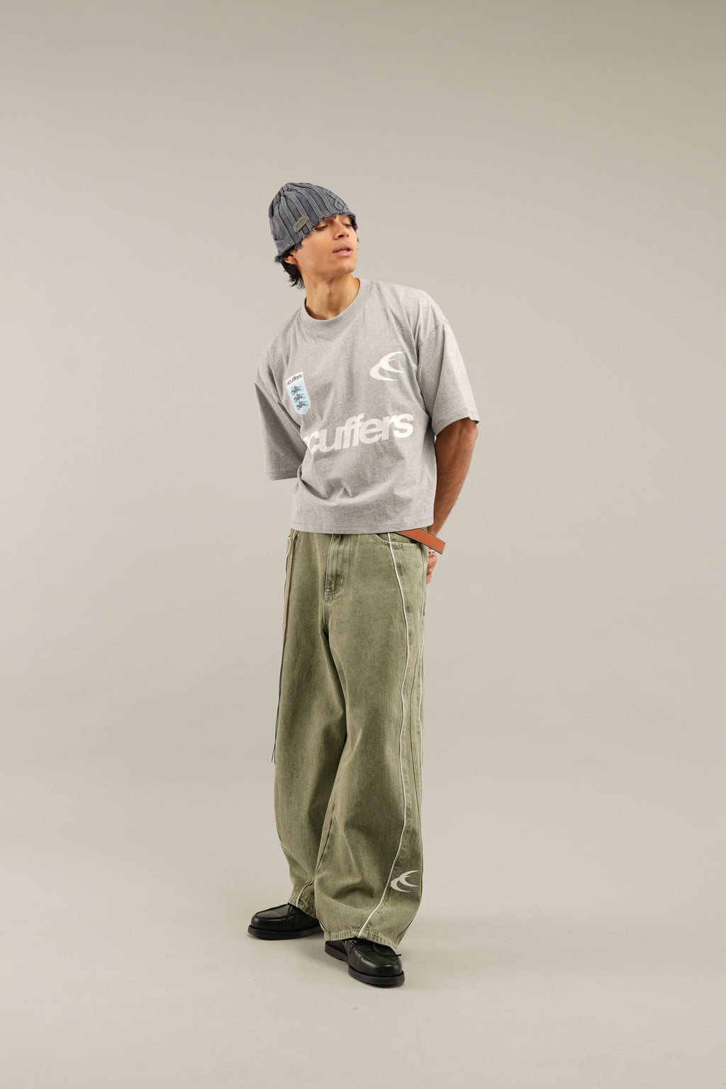 T-Shirts Scuffers Picnic T-Shirt Grises | 31746OQYX