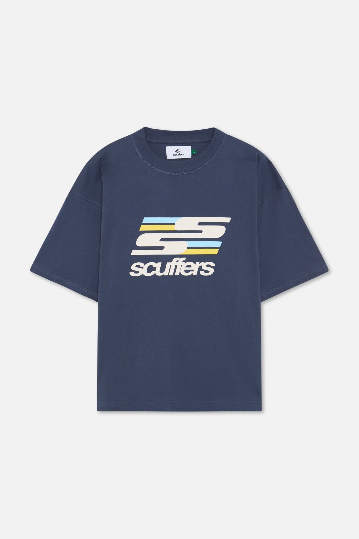T-Shirts Scuffers Pininfirina T-Shirt Azules | 25417YNUK