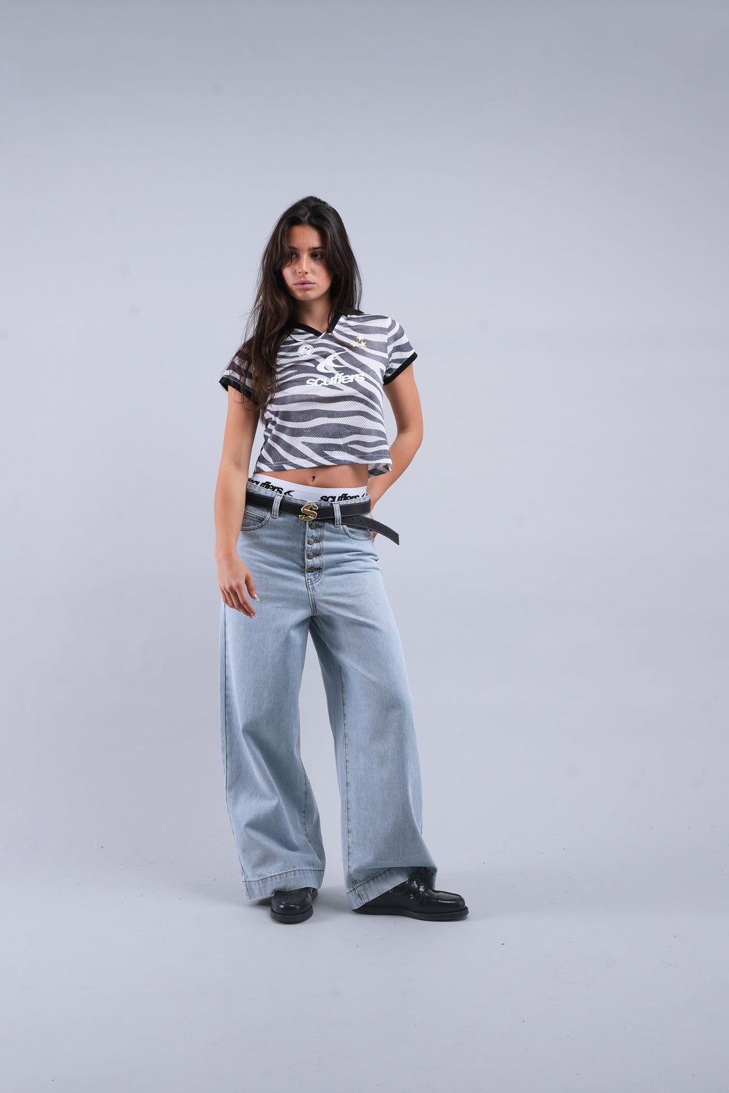 T-Shirts Scuffers Podium Top Zebra | 10987LKZB