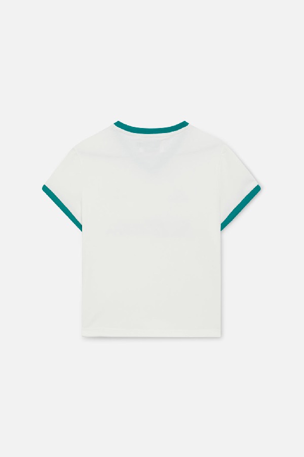 T-Shirts Scuffers Racer Top Ecru | 43098NFQM