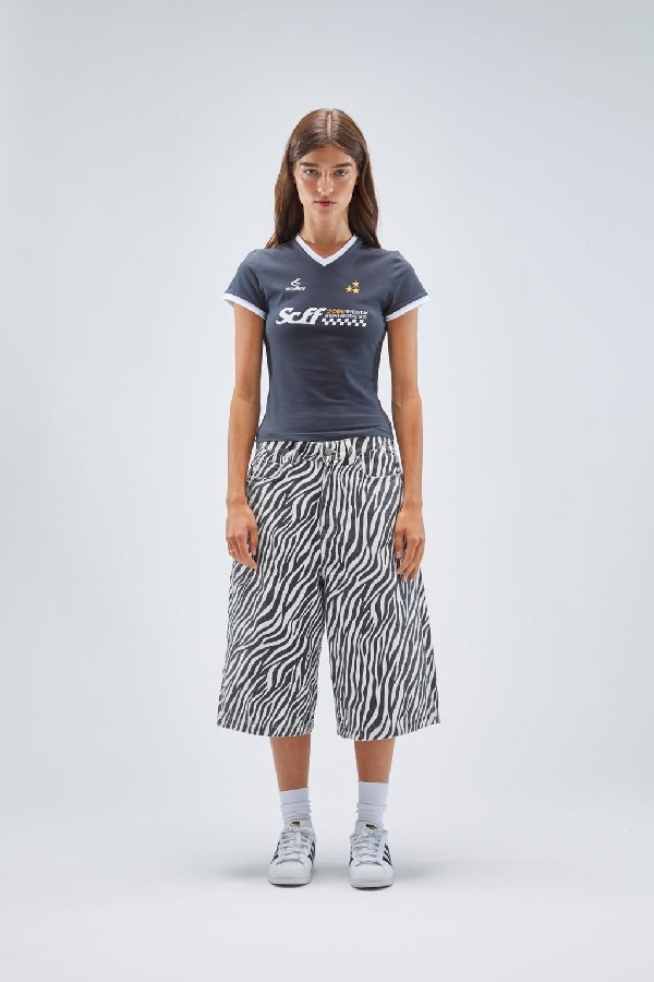 T-Shirts Scuffers Racer Top Negros | 21708MQGE