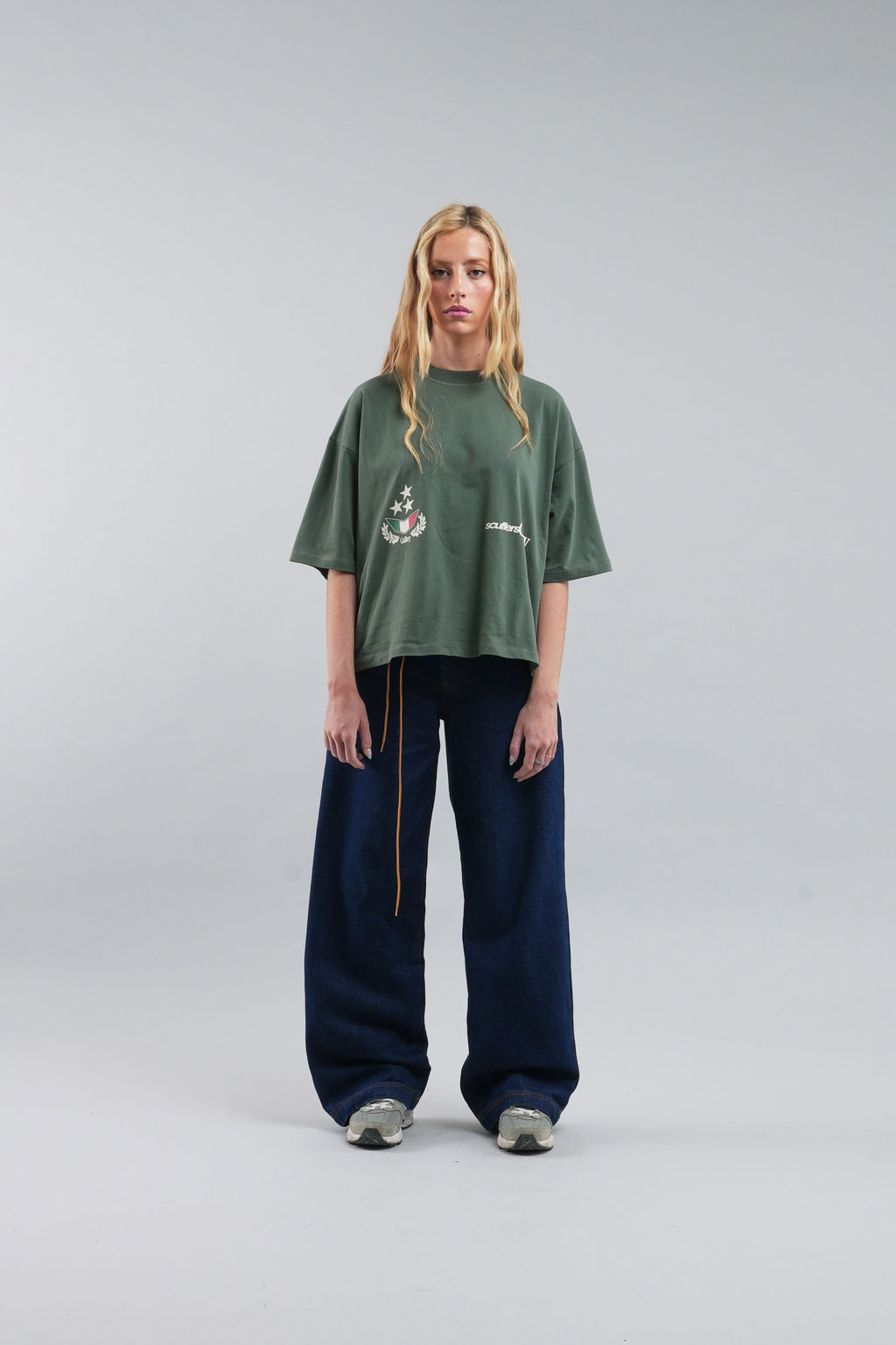 T-Shirts Scuffers Romeo T-shirt Verdes | 09378RBEQ