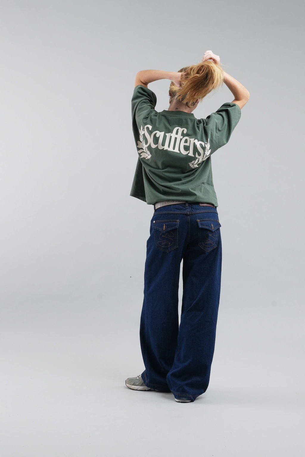 T-Shirts Scuffers Romeo T-shirt Verdes | 09378RBEQ