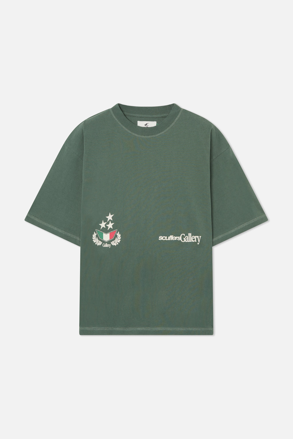 T-Shirts Scuffers Romeo T-shirt Verdes | 09378RBEQ