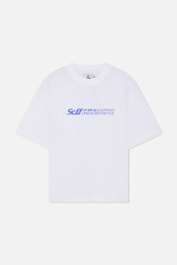T-Shirts Scuffers SCFF T-shirt Blancos | 41372VMQK