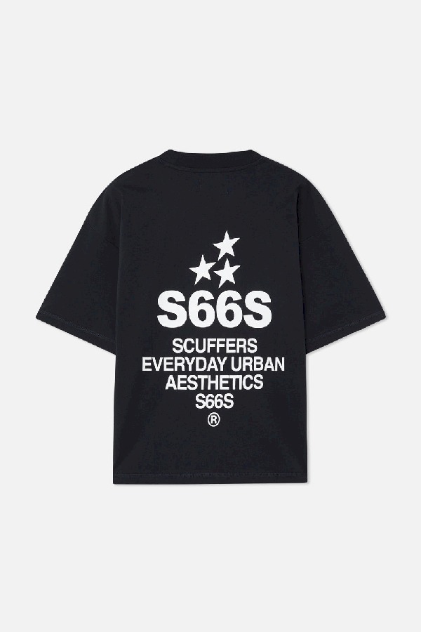 T-Shirts Scuffers SEAS Grises Oscuro Blancos | 09651BQGY