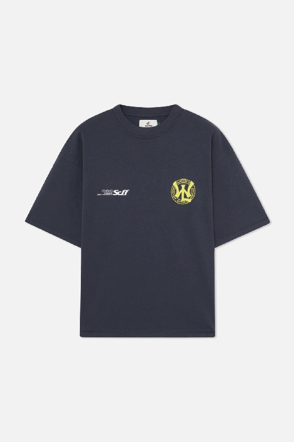 T-Shirts Scuffers SSS SCFF Azules | 10387BMAY